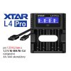 XTAR L4 Pro Inteligentná nabíjačka  pre AA/AAA 1,2V NI-MH a 1,5V lítiové batérie