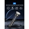 Klarus A3 – zoomovacia LED baterka 2200 lm, dosah až 750 m, Focus system, USB-C nabíjateľný + Li-ion aku. Klarus 21700 4000mAh 3,6V