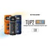 NITECORE TUP2 black - čierna Inteligentná LED kľúčenka s revolučnou MCT technológiou a OLED