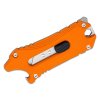 Kompaktný EDC nástroj Oknife Otacle Orange v zatvorenom stave s poistkou Slide-Lock