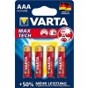 Varta -  Batérie VARTA 4703 MAX TECH - AAA (Micro), 1.5V, Button Top - nenabíjateľná