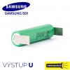 SAMSUNG 18650 INR18650-25R 2500 mAh Li-ion 3,7V 20A  bez ochrany + Výstup U