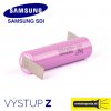 SAMSUNG SDI 18650 ICR18650-26J 2600mAh 3.7V Li-ion bez ochrany 5,2A + Výstup Z