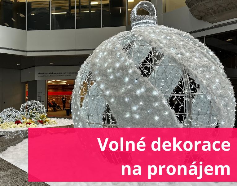 Volné dekorace na pronájem
