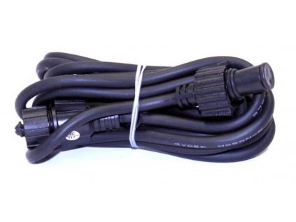 HIGH-PROFI prodlužovací kabel 230V 3m černý pro LED světelné řetězy