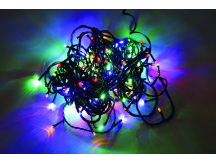 Vánoční LED řetěz stále-svítící 120 LED/9m venkovní/vnitřní, multicolor