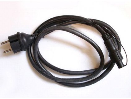 Napájecí kabel pro světelné řetězy OPTIMA MAXILEB LED bez převodníku 1,5m černý