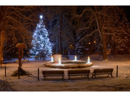 Vimperk vanoce park 3