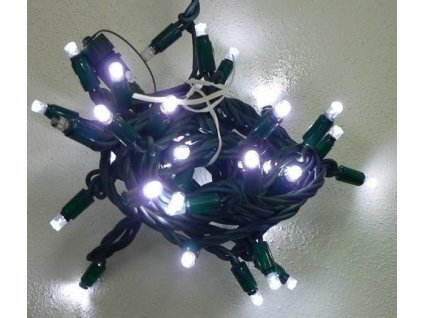 LED světelný řetěz HIGH-PROFI studená bílá 40 LED/5m prodloužitelný