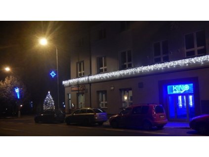 Světelné rampouchy HIGH-PROFI prodlužovací, 2x0,5m, 76LED studená bílá