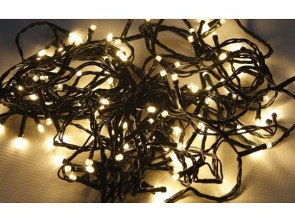 Vánoční LED řetěz stále-svítící 50 LED/5m vnitřní, teplá bílá