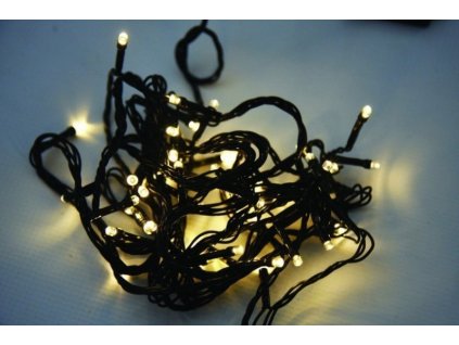 Vánoční LED řetěz na baterie 48 LED/3,6m teplá bílá