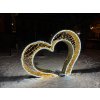 3D Svítící srdce 2m