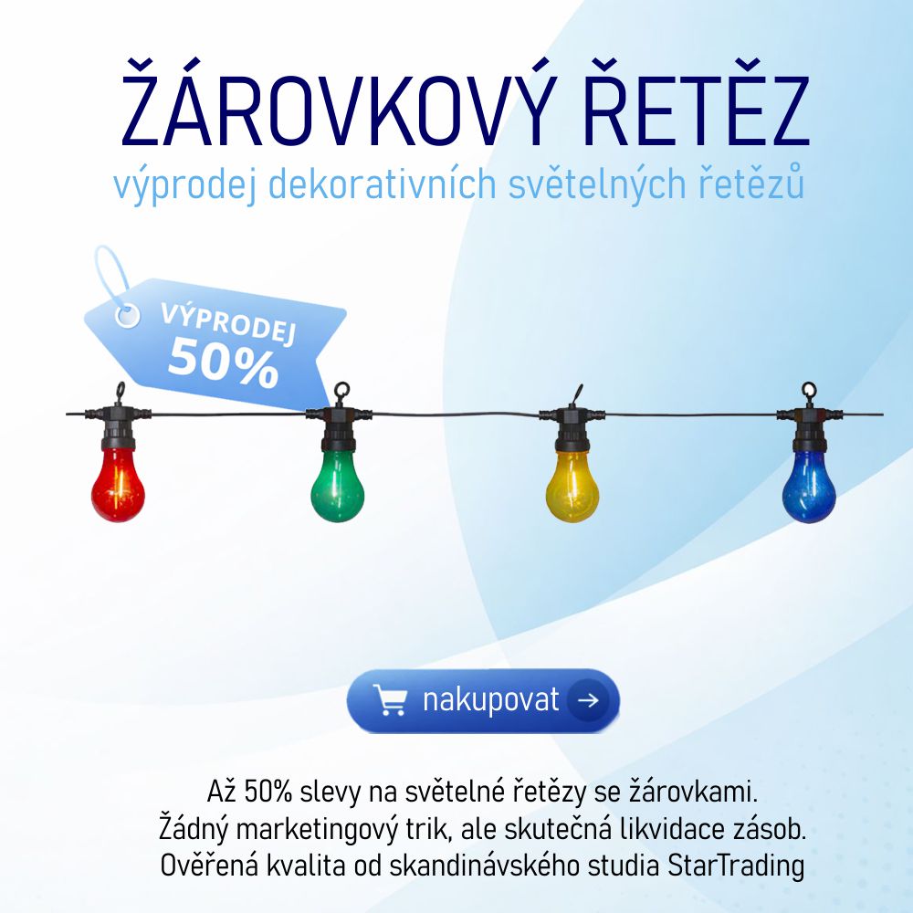 Výprodej svetelný řetěz
