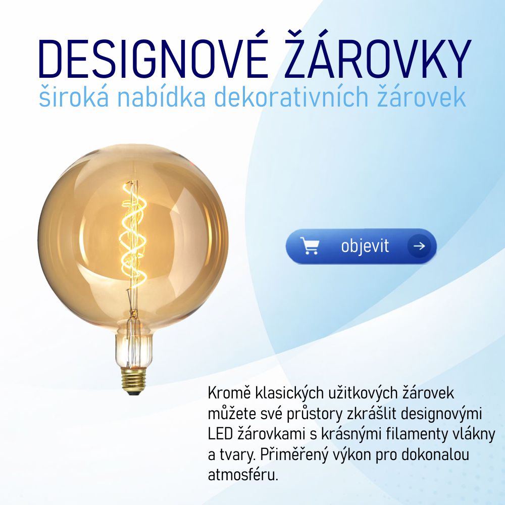 designové žárovky e27