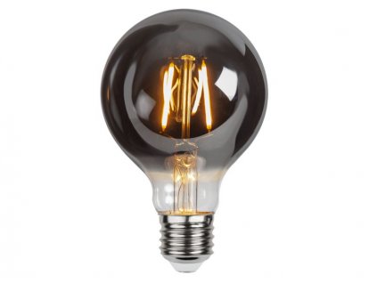 led ziarovka filament e27 g80 1 8w 80lm 2100k smoke b