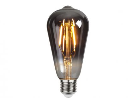 led ziarovka filament e27 1 8w 80lm 2100k smoke a