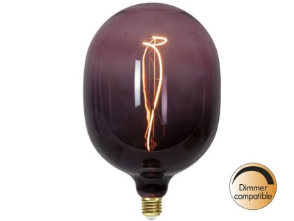 dizajnova led ziarovka color mix e27 filament 1800k 60lm 4w