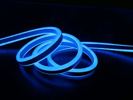 led neon flex pasik 2800k modra