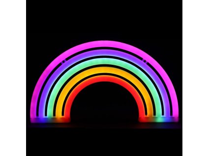led neon duha rainbow 30x16cm