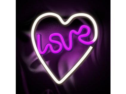 led neon napis love 25x27cm d