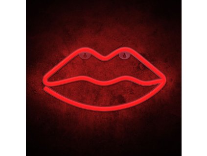 led neon silueta lips pery 28x15cm