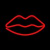 led neon silueta lips pery 28x15cm a