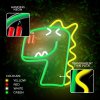 led neon silueta dino 28x33cm c