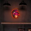 led neon art gangsta monkey g