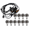 led girlanda sada e27 g80 plain smoke