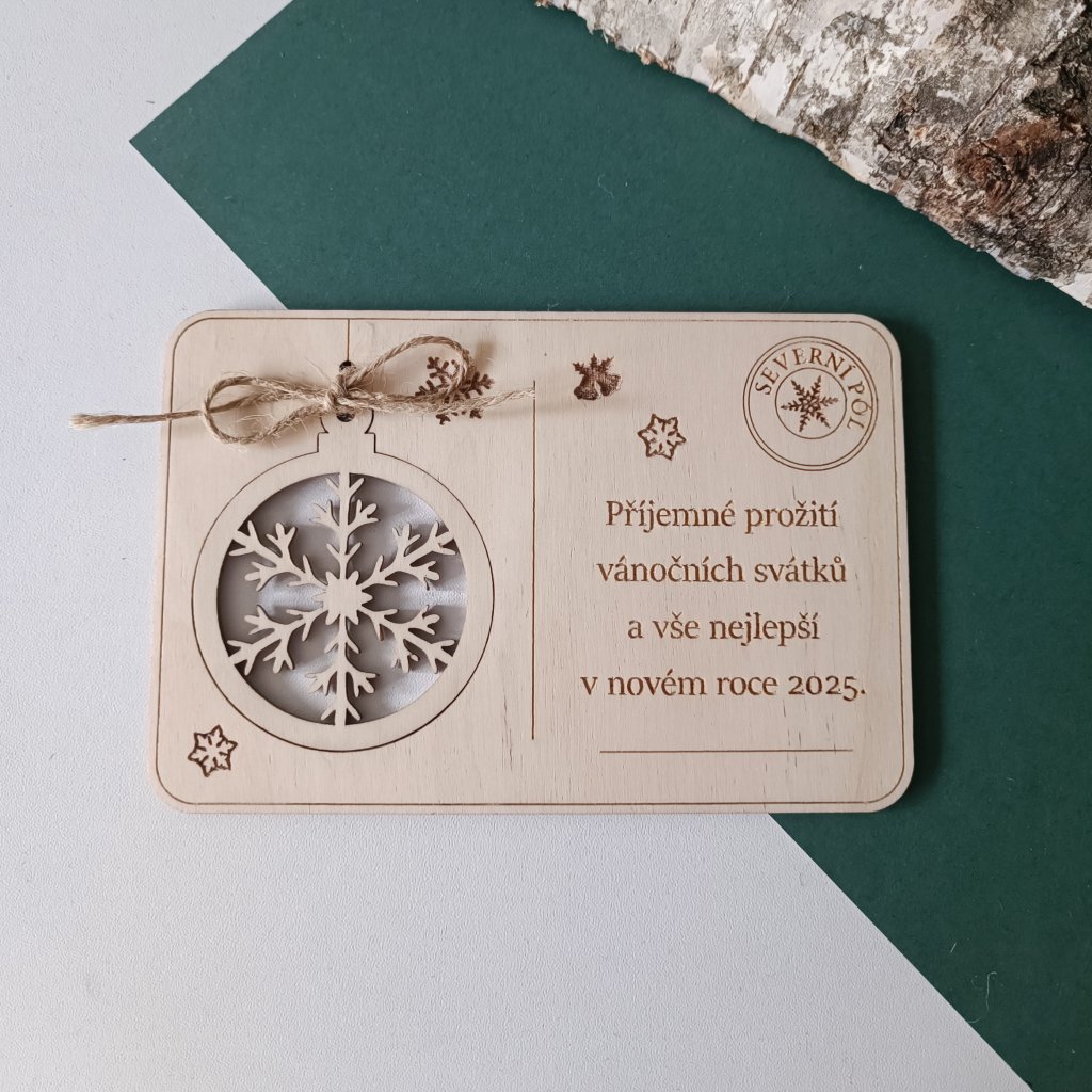 Pouzdro na peníze - Dopis s ozdobou