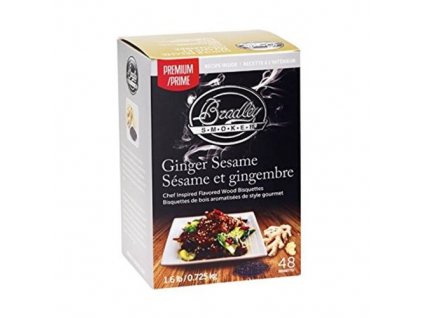 1344 bradley brikety pro udirny premium ginger sesame 48 ks