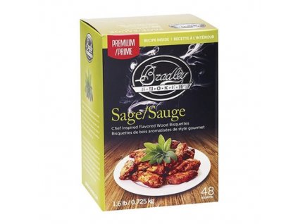 1422 bradley brikety pro udirny premium sage 48 ks