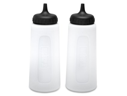 Weber Plastová láhev s dávkovačem na olej a dresinky, 2 ks