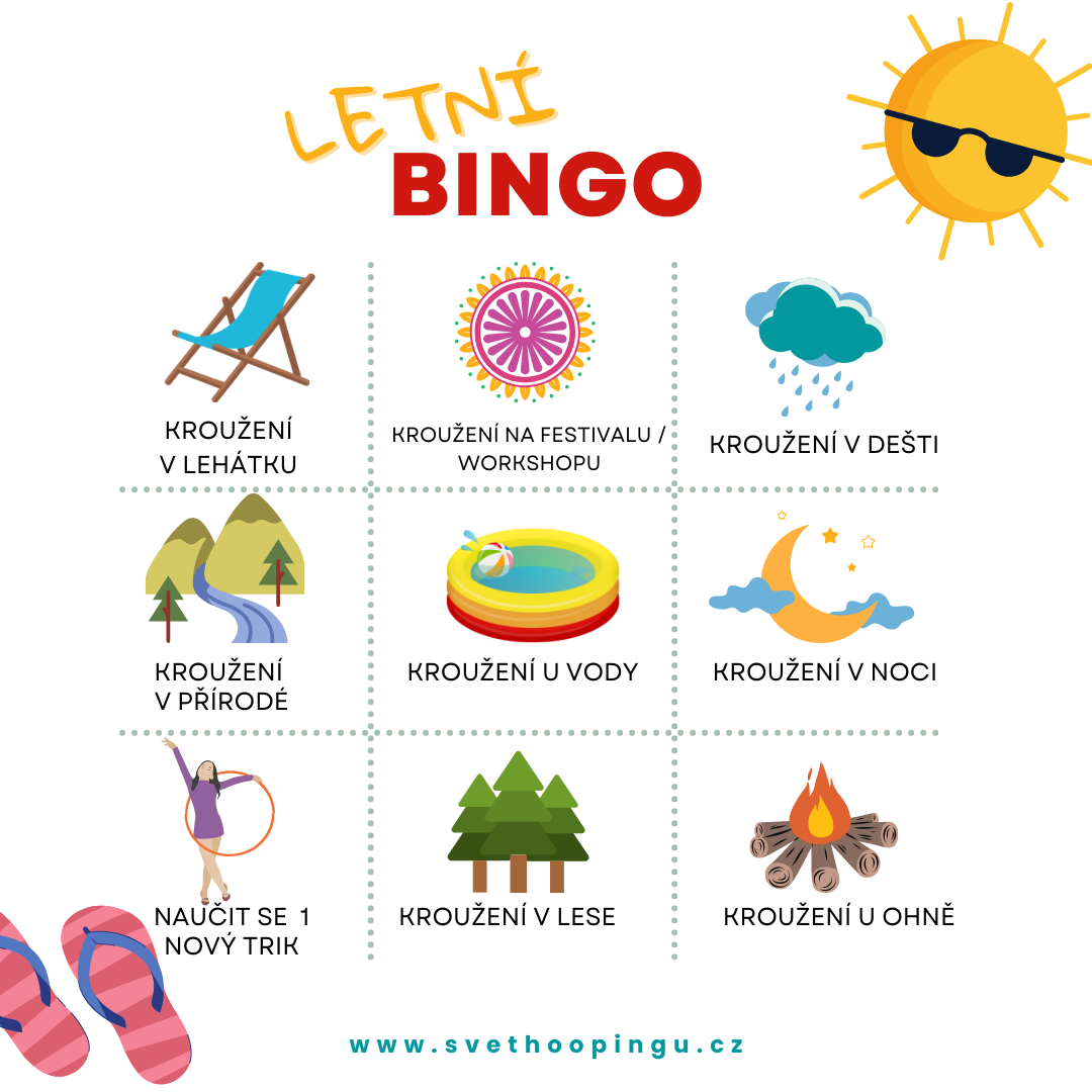 Letní HOOP BINGO