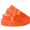 flourescent orange sequin tape