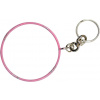 Pink Violet minihoop key ring imagelarge