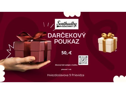 Darčekový poukaz 50,-€