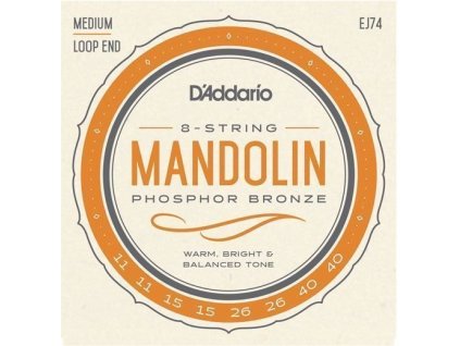 Struny pre mandolínu D´Addario EJ 74