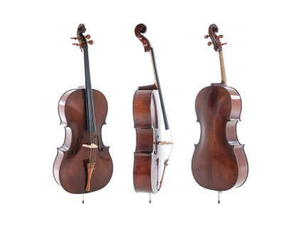 Koncertné čelo Meister Rubner  4/4 veľkosť tmavo červvená farba