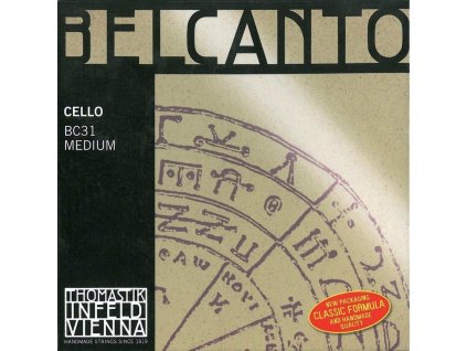 Struny   pre Cello Thomastik Belcanto  pre 4/4 cello BC31