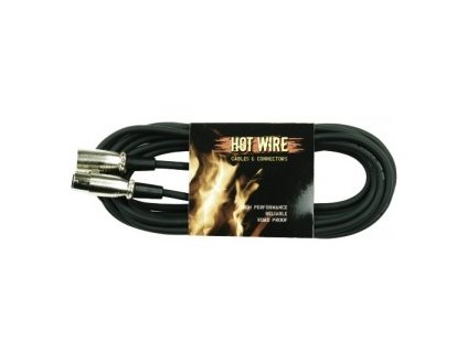 Kábel mikrofónový Hot Wire 5m čierny