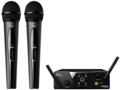 Mikrofón bezdrôtový AKG WMS 40 MINI2 VOCAL SET DUAL
