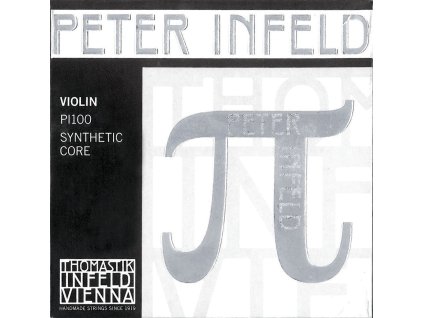 Struny husľové Thomastik Synthetic Core Peter Infeld  pre 4/4 husle PI100 sada s E-Platin, D-Silver (PI01PT, PI02, PI03A, PI04)
