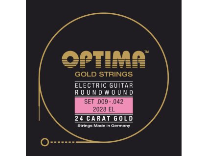 Struny pre E-gitaru 9-42 Optima Gold