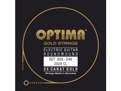 Struny pre E-gitaru Gold Strings Round Wound