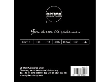 Struny pre E-gitaru Chrome Strings. Round Wound