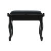 Piano stolička Deluxe Classic  čierna lesklá