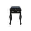 Piano stolička Deluxe Classic  čierna lesklá