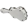 Razzor Fiberglass Classical Guitar Case White